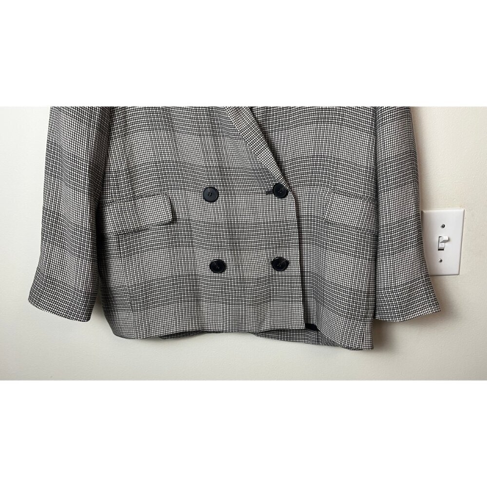 ALL SAINTS DOUBLE BREASTED OVERSIZED FIT BLAZER JACKET 4 - Picture 4 of 14